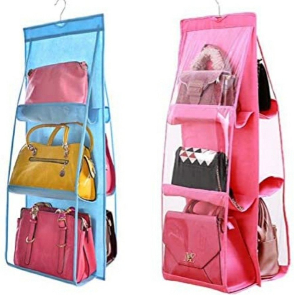 Hanging Purse 0rganizer 2PC 6 Pockets